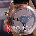 Tissot Tissot PRS 516 Chronograph T100.417.36.051.00 кварцевые мужские часы часы, крупный план черный циферблат