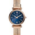 Fossil Fossil FB-01  ES4693  ES4693 кварцевые женские часы синий циферблат, браслет нержавеющая сталь — вид спереди