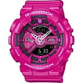 Casio Casio G-Shock GMA-S110MP-4A3  GMA-S110MP-4A3 электронные женские часы розовый циферблат, браслет пластик — вид спереди