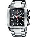 Casio Casio Edifice EF-509D-1A EF EF-509D-1A автокварц (кинетик) мужские часы черный циферблат, браслет нержавеющая сталь — вид спереди