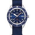 Certina Certina DS Super PH500M C037.407.18.040.10  C0374071804010 механические мужские часы синий циферблат, браслет тканевый — вид спереди