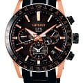 Seiko Seiko Astron GPS Solar SSH006J1  SSH006J1 кварцевые мужские часы черный циферблат, браслет силикон — вид спереди