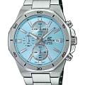 Casio Casio Edifice EFV-640D-2B EFV EFV-640D-2B кварцевые мужские часы голубой циферблат, браслет нержавеющая сталь — вид спереди