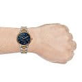 Fossil Fossil Airlift BQ2632 мужские часы синий циферблат на запястье