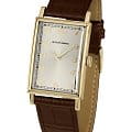 Jacques Lemans Jacques Lemans N-202B  N-202B кварцевые мужские часы  бежевый циферблат, браслет кожаный — вид спереди