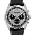 Jacques Lemans Jacques Lemans 1-2180B  1-2180B кварцевые мужские часы серый циферблат, браслет кожаный — вид спереди