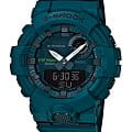 Casio Casio G-Shock GBA-800-3A G-SQUAD GBA-800-3A электронные мужские часы зеленый циферблат, браслет пластик — вид спереди