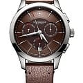 Victorinox Victorinox Alliance Chronograph 241749  241749 кварцевые мужские часы коричневый циферблат, браслет кожаный — вид спереди