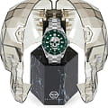 Philipp Plein Philipp Plein The Skull PWOAA0622 мужские часы зеленый циферблат на запястье