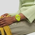 Swatch Swatch Big Bold Biosourced Lacquered SB05J103, big bold швейцария мужские часы на браслете биоматериал боковой вид