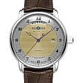 Zeppelin Zeppelin Friedrichshafen ZEP-85625  85625 механические мужские часы золотой циферблат, браслет кожаный — вид спереди
