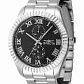 Invicta Invicta Specialty IN47420  IN47420 кварцевые мужские часы черный циферблат, браслет нержавеющая сталь — вид спереди