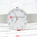 Obaku Obaku  Mesh  V288LXCWHC кварцевые женские часы часы крупный план серебристый циферблата