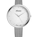 Adriatica Adriatica A3716.5143Q  A3716.5143Q кварцевые женские часы серебристый циферблат, браслет нержавеющая сталь — вид спереди