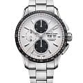 Maurice Lacroix Maurice Lacroix Pontos Chronograph 43mm PT6038-SSL22-130-1  PT6038-SSL22-130-1 механические мужские часы  белый циферблат, браслет нержавеющая сталь — вид спереди