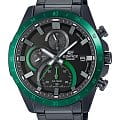 Casio Casio Edifice EFR-571DC-1AVUDF (EFR-571DC-1A) EFR EFR-571DC-1A кварцевые мужские часы черный циферблат, браслет сталь с ip покрытием — вид спереди