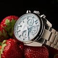 Seiko Seiko Astron GPS Solar SSH047J1 мужские часы белый циферблат на запястье