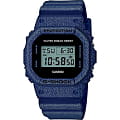 Casio Casio G-Shock DW-5600DE-2E DW-5600 DW-5600DE-2E электронные мужские часы черный циферблат, браслет пластик — вид спереди