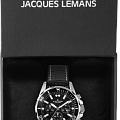 Jacques Lemans Jacques Lemans Sport 1-2091A,  австрия мужские часы на браслете кожаный боковой вид