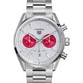 TAG Heuer TAG Heuer Carrera CBN201M.EA0016  CBN201M.EA0016 механические мужские часы  серебристый циферблат, браслет нержавеющая сталь — вид спереди