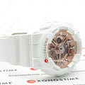 Casio Casio Baby-G BA-110-7A1ER кварцевые женские часы часы крупный план розовый циферблата