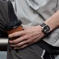 Seiko Seiko 5 Sports SRPE61K1S механические мужские часы часы крупный план серый циферблата