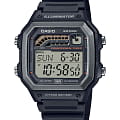 Casio Casio Collection WS-1600H-1AVEF  WS-1600H-1AVEF электронные мужские часы  циферблат, браслет пластик — вид спереди