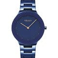 Obaku Obaku Links V290LXLLSL  V290LXLLSL кварцевые женские часы синий циферблат, браслет сталь с ip покрытием — вид спереди
