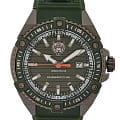Plein Sport Plein Sport Urban Pulse PSFDA0224  PSFDA0224 кварцевые мужские часы зеленый циферблат, браслет силикон — вид спереди