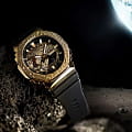 Casio Casio G-Shock GM-2100MG-1A Moon Watch Gold мужские часы золотой циферблат на запястье