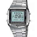 Casio Casio Collection DB-360-1  DB-360-1 автокварц (кинетик) мужские часы серый циферблат, браслет нержавеющая сталь — вид спереди
