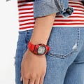 Casio W-213-4A мужские часы застежка крупным планом