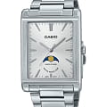 Casio Casio Collection MTP-M105D-7A  MTP-M105D-7A кварцевые мужские часы серебристый циферблат, браслет нержавеющая сталь — вид спереди