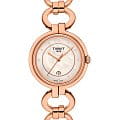 Tissot Tissot Flamingo T094.210.33.116.01 Flamingo T0942103311601 кварцевые женские часы перламутровый циферблат, браслет сталь c pvd покрытием — вид спереди