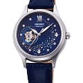 Orient Orient Fashionable Automatic RA-AG0018L  RA-AG0018L механические женские часы  синий циферблат, браслет кожаный — вид спереди
