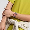 Swatch Swatch New Gent Biosourced SO29Z136 мужские часы оранжевый циферблат на запястье