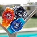 Casio Casio Baby-G BA-110JM-2A, baby-g япония женские часы на браслете пластик боковой вид