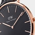 Daniel Wellington Daniel Wellington Classic York DW00100128 classic  шведские мужские часы на браслете кожаный боковой вид