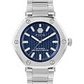 Philipp Plein Philipp Plein The Hexagon PW1BA0423  PW1BA0423 кварцевые женские часы  синий циферблат, браслет нержавеющая сталь — вид спереди