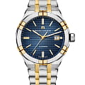 Maurice Lacroix Maurice Lacroix Aikon Automatic AI6008-SY013-432-1  AI6008-SY013-432-1 механические мужские часы синий циферблат, браслет сталь c pvd покрытием — вид спереди