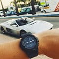 Casio Casio G-Shock GBA-800-8A электронные мужские часы часы крупный план черный циферблата