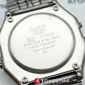 Casio Casio Vintage A158WETB-1A кварцевые мужские часы часы крупный план золотой циферблата