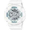 Casio Casio G-Shock GA-110LP-7A GA-110 GA-110LP-7A электронные мужские часы белый циферблат, браслет пластик — вид спереди