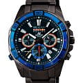 Casio Casio Edifice EFR-534RBK-1A EFR EFR-534RBK-1A кварцевые мужские часы синий циферблат, браслет сталь с ip покрытием — вид спереди