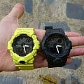 Casio Casio G-Shock GBA-800-9A электронные мужские часы часы, крупный план черный циферблат