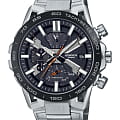 Casio Casio Edifice EQB-2000DB-1A EQB EQB-2000DB-1A кварцевые мужские часы черный циферблат, браслет нержавеющая сталь — вид спереди