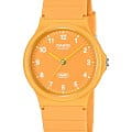 Casio Casio Collection MQ-24B-9B  MQ-24B-9B кварцевые женские часы оранжевый циферблат, браслет пластик — вид спереди