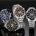 Casio Casio Edifice ERA-600L-2A мужские часы синий циферблат на запястье