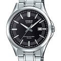 Casio Casio Collection MTS-100D-1A  MTS-100D-1A кварцевые мужские часы черный циферблат, браслет нержавеющая сталь — вид спереди