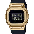 Casio Casio G-Shock GM-S5600GB-1DR (GM-S5600GB-1) GM GM-S5600GB-1 электронные женские часы черный циферблат, браслет полимер — вид спереди